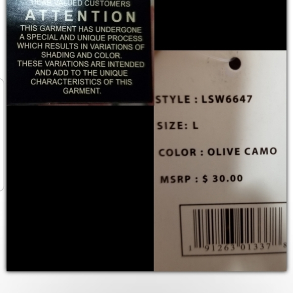 NWT US Vintage size large cropped top - Picture 4 of 4